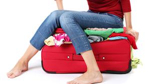 kovček prtljaga pakiranje