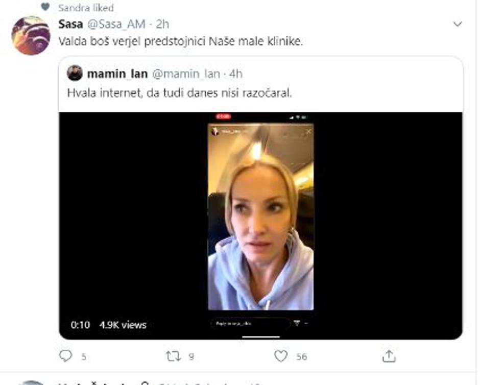 Tanja Ribič | Avtor: Reševalni pas/Twitter