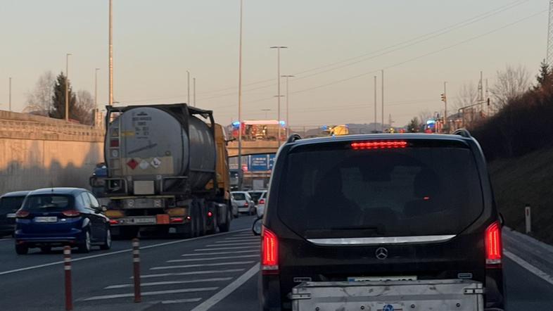 Nesreča nad ljubljansko obvoznico