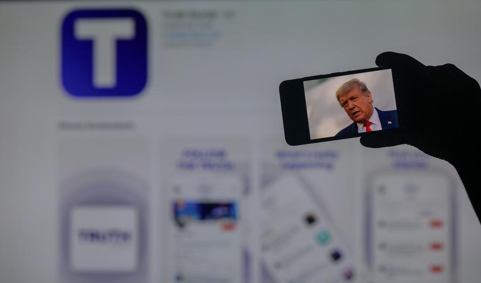 San Francisco toži Trumpovo omrežje Truth Social