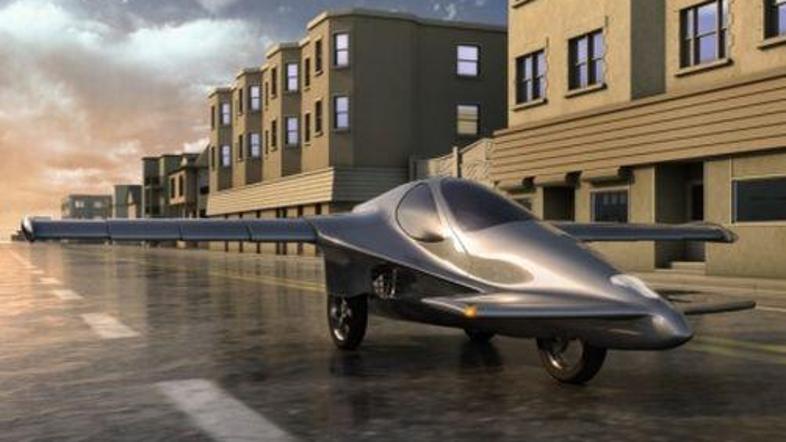 Zamisli o vozilih, ki hkrati letijo in se vozijo po navadnih cestah, kar dežujej