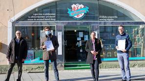 Nagrada, družbeno odgovorne sinergije, Kranj, Aleš Kranjc Kušlan-prvi z leve