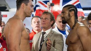 Kličko, Haye, tehtanje