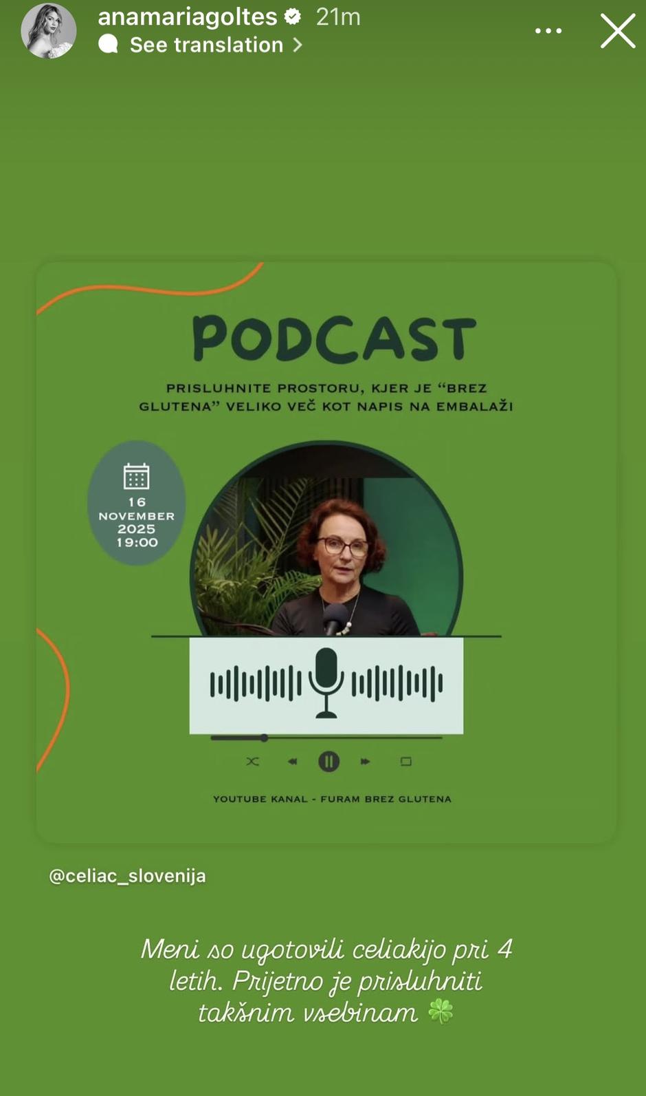 anamaria goltes | Avtor: Instagram