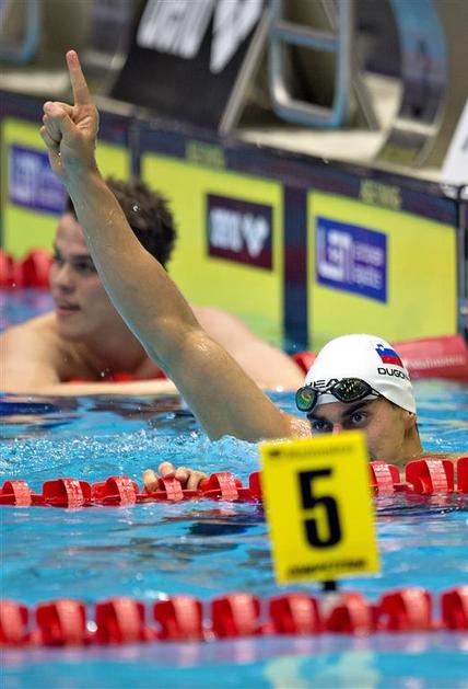 Dugonjić EP v plavanju 50 metrov prsno Herning