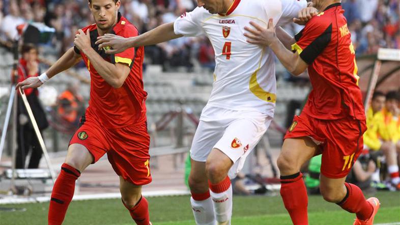 Jovanović Mirallas Mertens Belgija Črna gora prijateljska tekma Bruselj