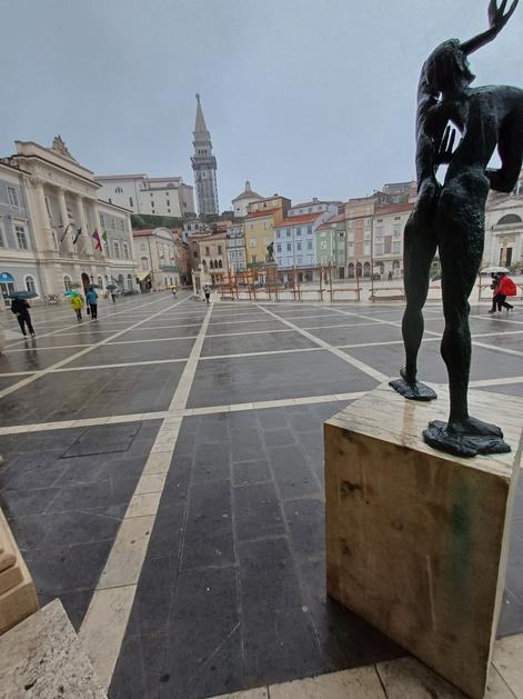 dež slabo vreme obala