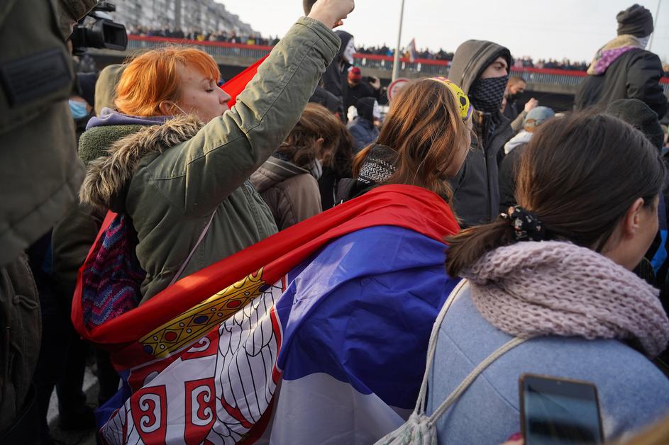 Protesti v Srbiji