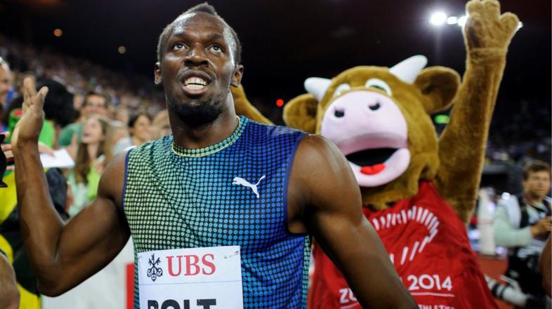 Bolt Zürich diamantna liga tek na 100 metrov