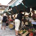 Ekološka tržnica v Novem mestu je ena izmed petih stalno delujočih v Sloveniji. 
