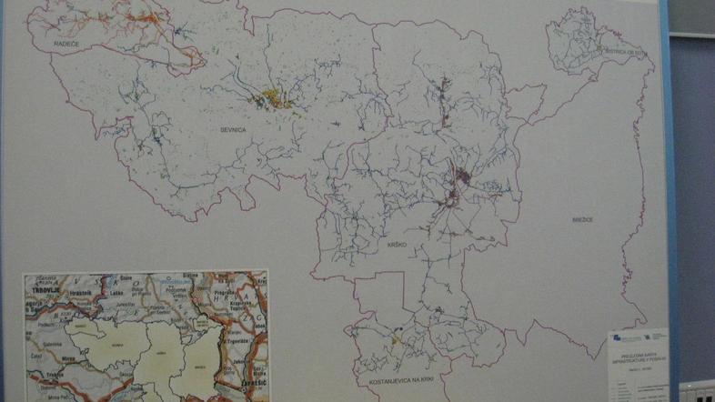 Kataster gospodarske javne infrastrukture je pomemben korak za Posavje. (Foto: N