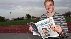 Robert Berić je tik pred selitvijo v Italijo. (Foto: Saša Despot)