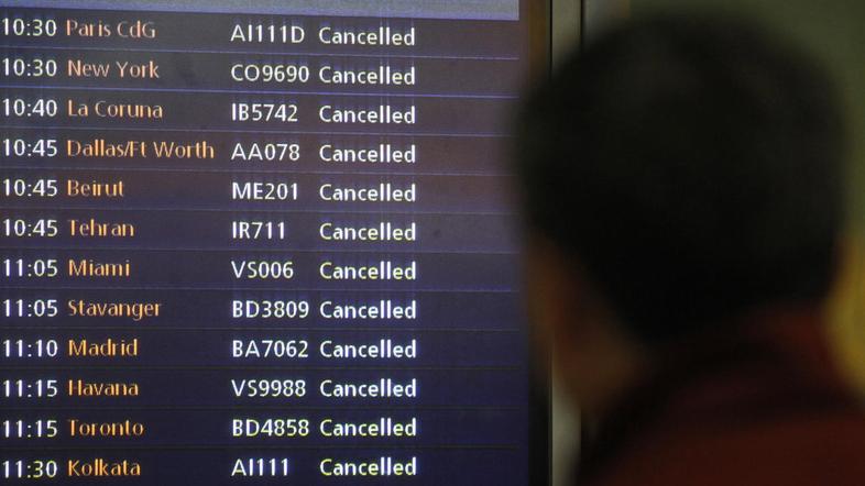 Heathrow, letališče, zaprto, odpoved letov
