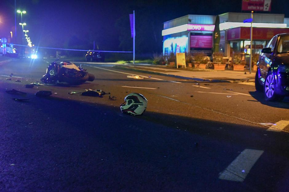Prometna nesreča pri Šentilju, v kateri je umrl 25-letni motorist | Avtor: Maribor24.si