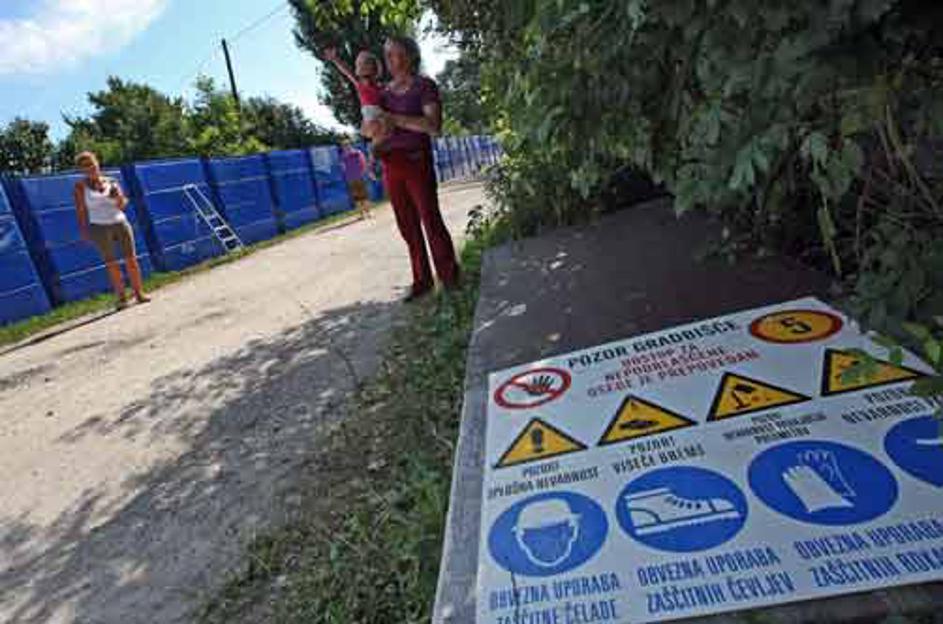 Na spornem zemljišču v Stegnah je bil opravljen inšpekcijski nadzor.