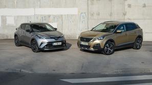 Toyota C-HR in peugeot 3008