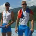 Luka Špik in Jan Špik sta  se veselila srebrne kolajne na Sredozemskih igrah.
