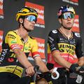 Primož Roglič Christophe Laporte Wout van Aert
