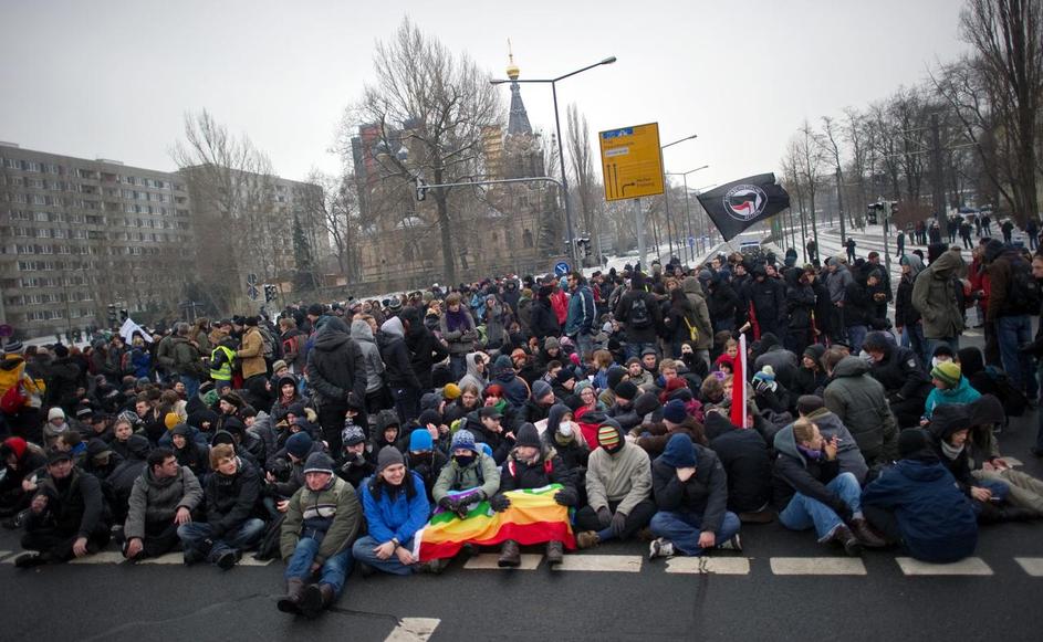 Dresden protesti neonacistov in njihovih nasprotnikov