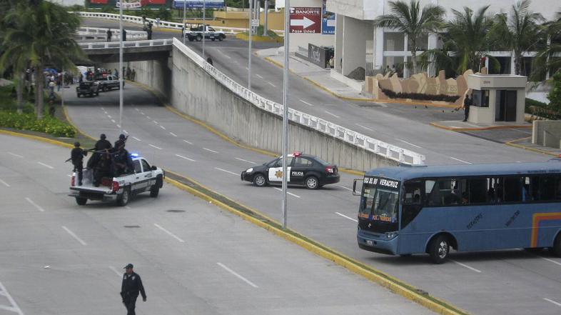 Blokada ceste v Mehiki