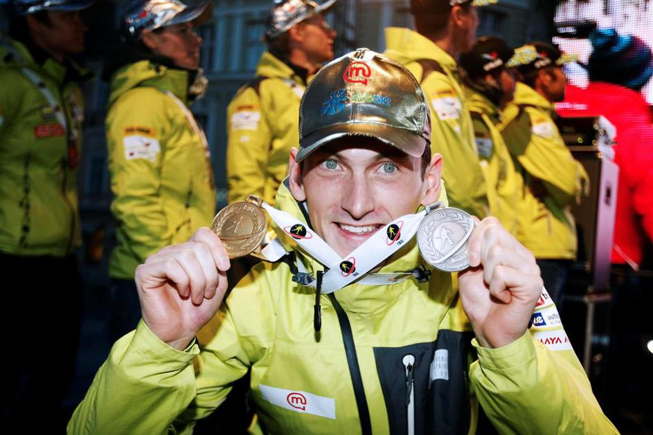 Fak biatlonci sprejem Kongresni trg