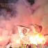 navijači zastave bakle dim Lazio Borussia Mönchengladbach Evropska liga šestnajs