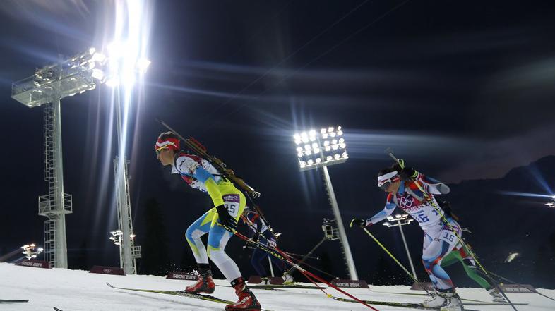 Teja Gregorin zasledovanje Soči 2014 bronasta kolajna