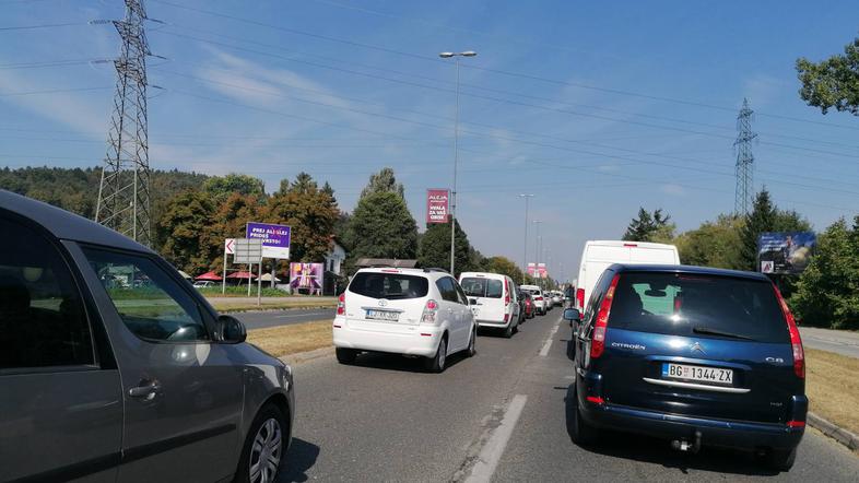 Zastoji na Celovški cesti