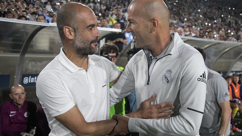 Zinedine Zidane in Pep Guardiola