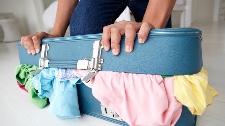 prtljaga kovček pakiranje