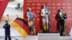 Kristoffersen zastava Neureuther Thaler Kitzbühel slalom svetovni pokal tekma