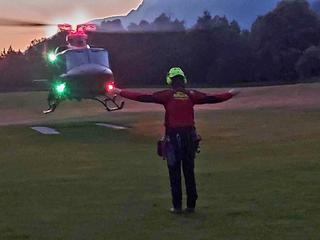 Reševanje, helikoptersko reševanje s Triglava