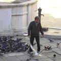 Na vodnjaku, ki je kulturni spomenik, puščajo golobom celo ostanke svojih obroko