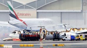 letalo Dubaj ogenj