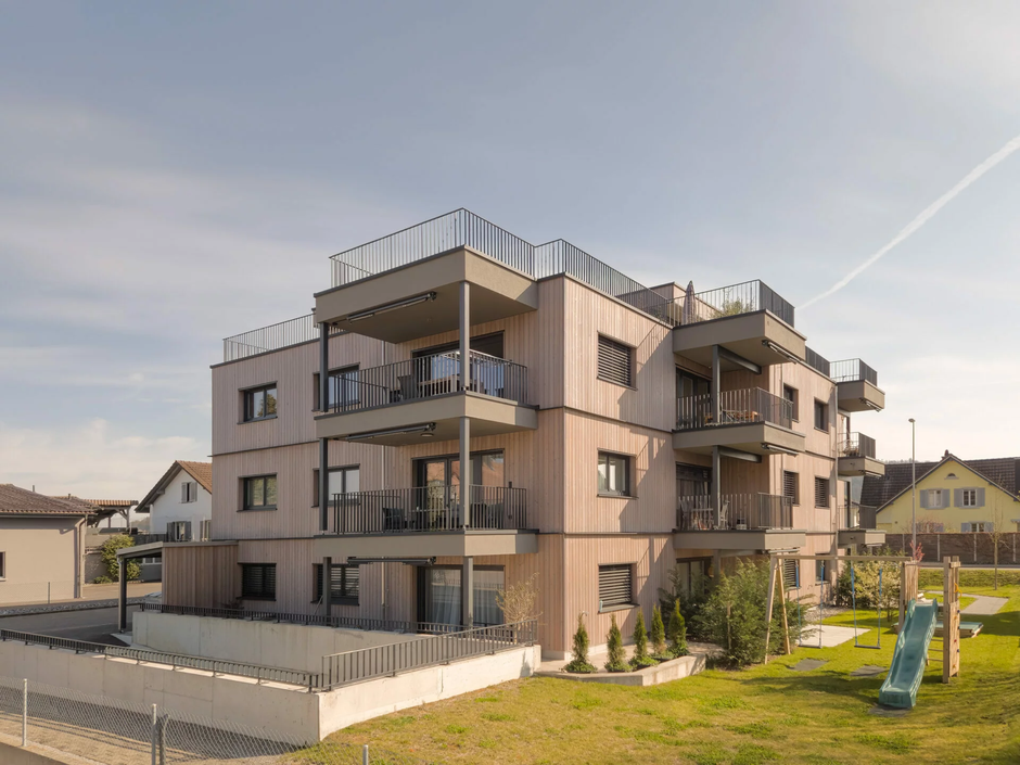 lesen blok Jelovca hiše v Švici | Avtor: Arhiv Jelovica hiše