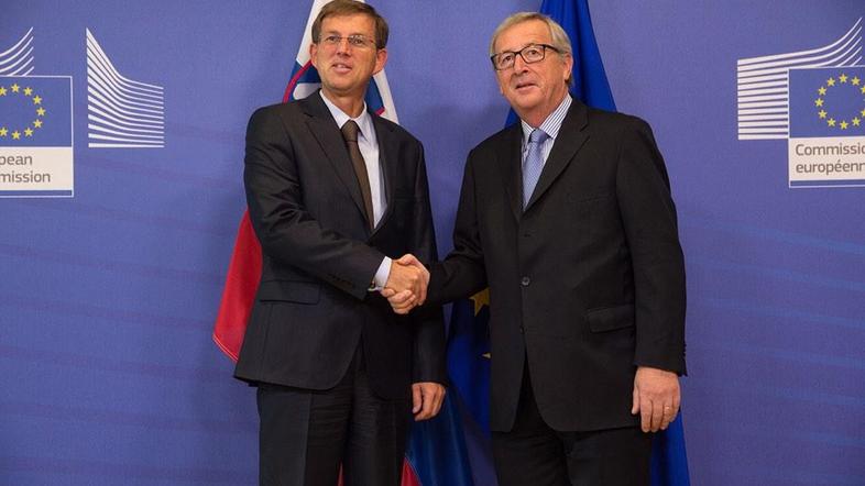 Miro Cerar in Jean-Claude Juncker