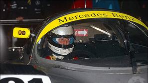 21-letni Michael Schumacher leta 1991 v Mercedesu za vzdržljivostne dirke.