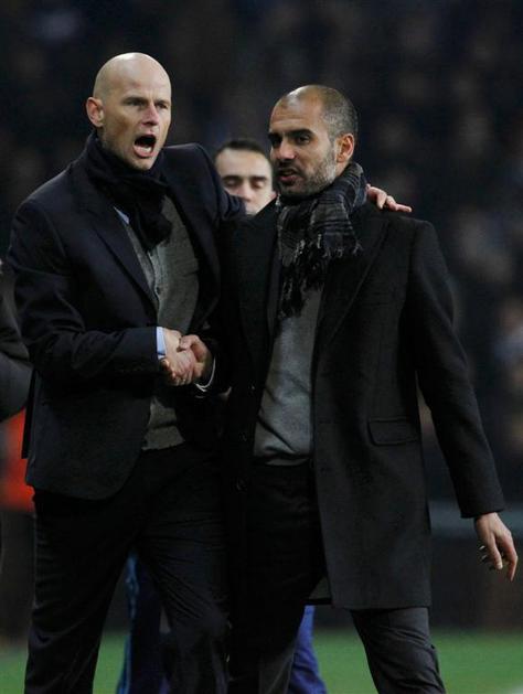 Guardiola in Pep sta si po tekmi skočila v lase - seveda, ne dobesedno.