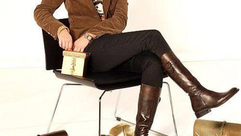 Mateja Glavnik se je šolala tudi na fakulteti za modo v Londonu.