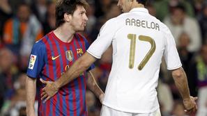 Messi Arbeloa Real Madrid Barcelona