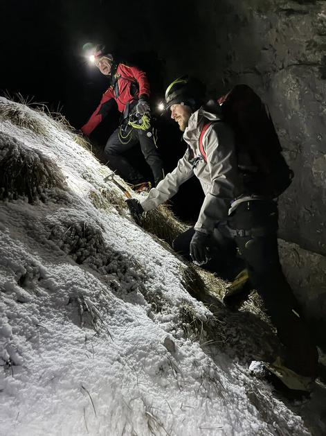 GRS Kranj: Nočno reševanje na Kočni