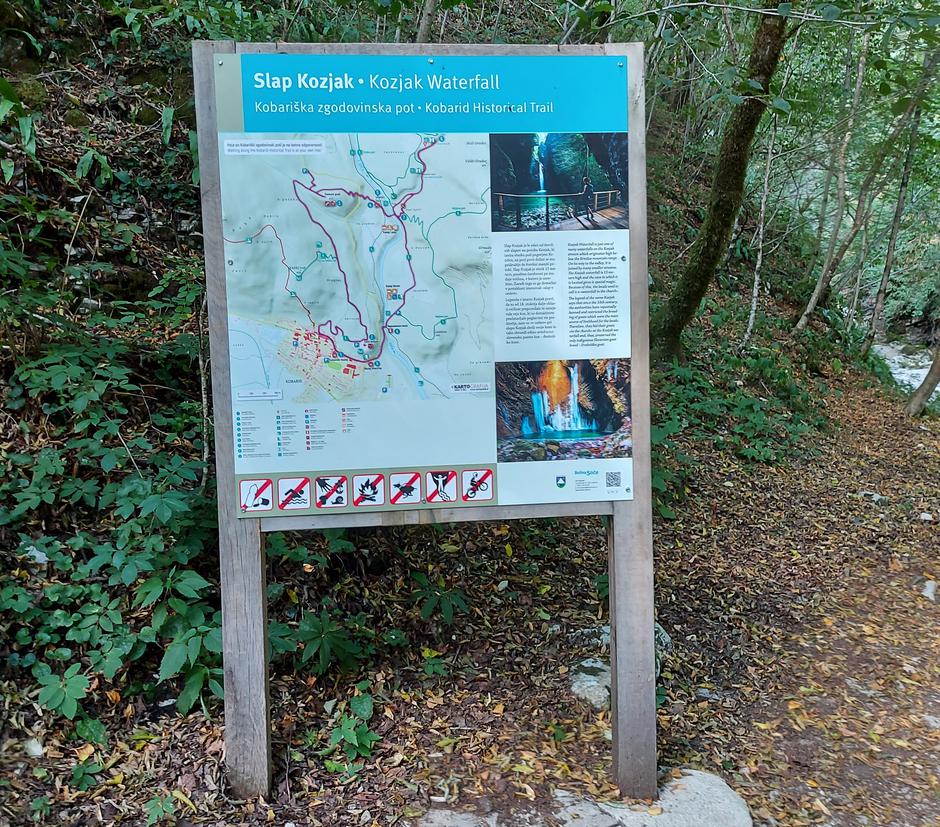 Slap Kozjak, Kobarid, soteskanje | Avtor: M. Ha.