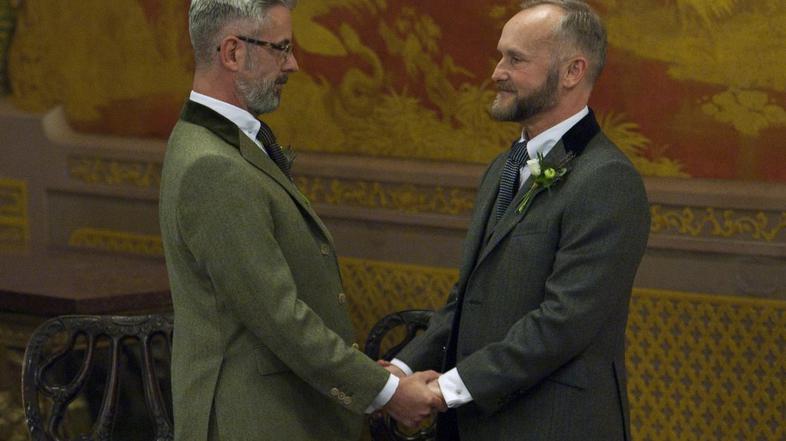 istospolna poroka Brighton Anglija Andrew Wale Neil Allard