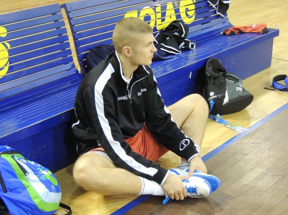 Murić Slovenija reprezentanca EuroBasket trening pred Finsko Tivoli