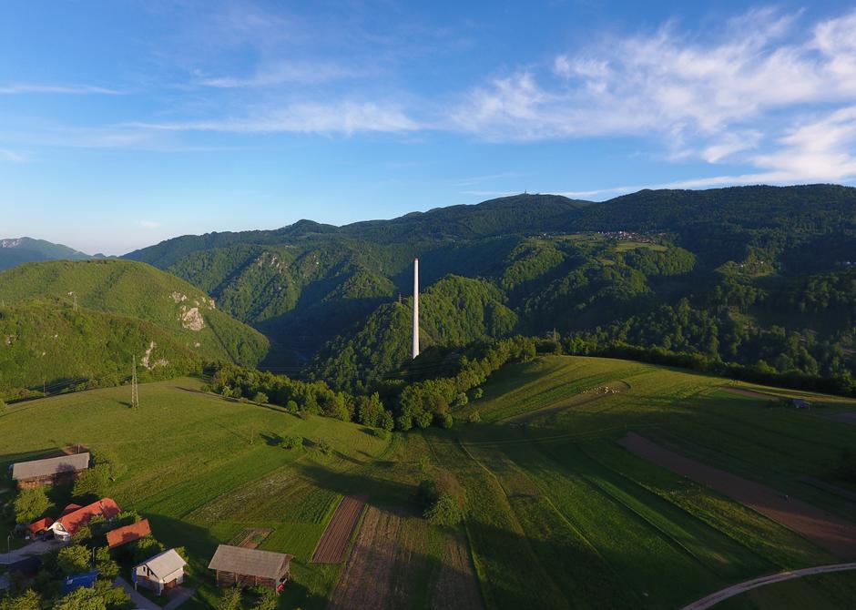 Trbovlje dimnik TET Dobovec | Avtor: trbovlje.si
