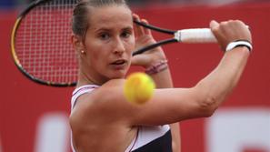 Hercogova je dobro pripravljena. V torek je skoraj premagala Wozniackijevo. Foto