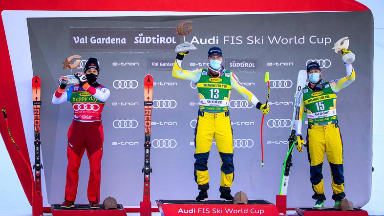 Val Gardena superveleslalom stopničke