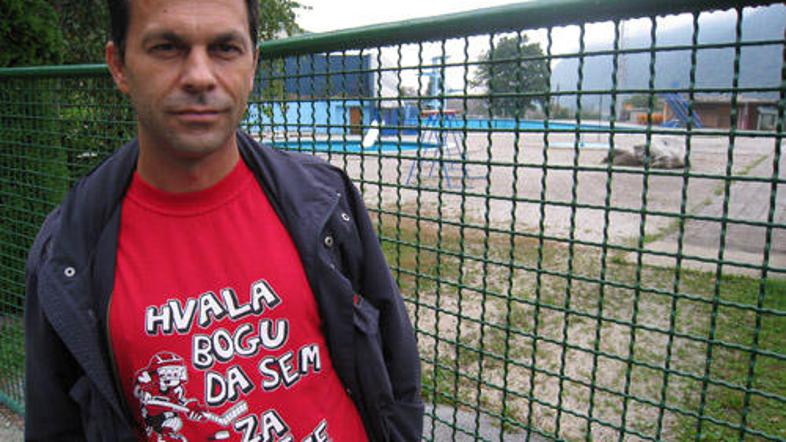 Daniel Dvoršak, podpisnik peticije in eden od pobudnikov za ohranitev Kopališča 