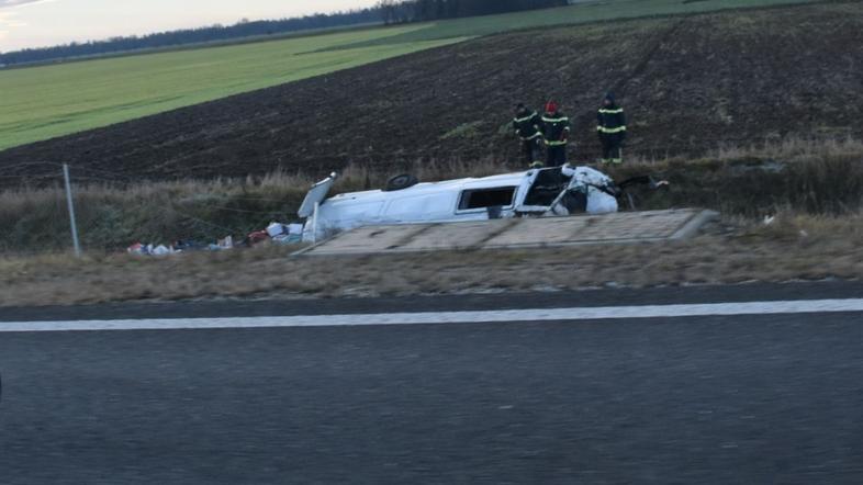 prometna nesreča pomurska avtocesta