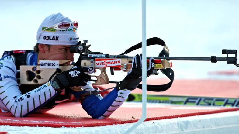 Teji Gregorin in slovenski mešani štafeti je tokrat načrte prekrižal veter. (Fot